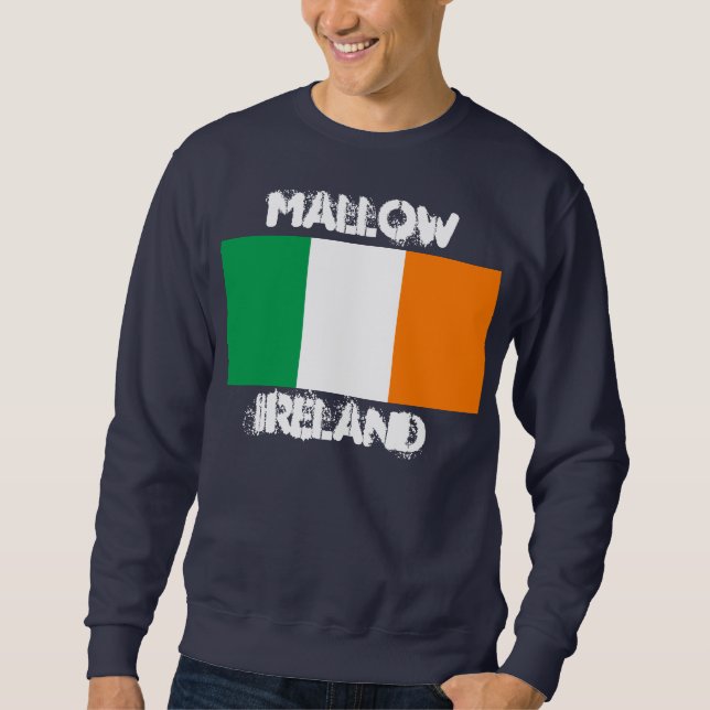Moletom Mallow, Irlanda com bandeira irlandesa (Frente)