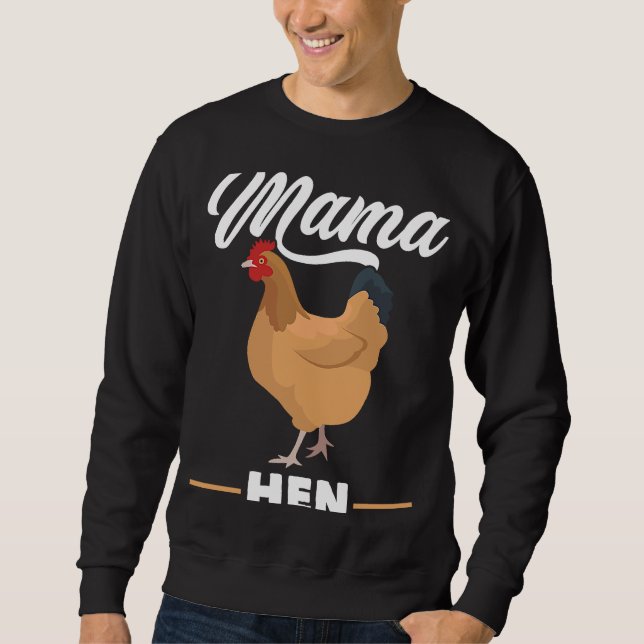 Moletom Mama Hen Chicken Rooster Fazenda Bird (Frente)