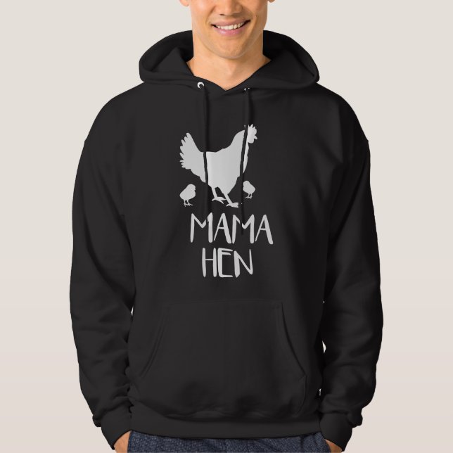 Moletom Mama Hen Mãe Hen Chicken Ideia (Frente)