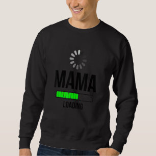 Moletom Mamãe Legal Carregando Ilustração Designs Gráf