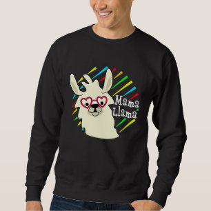Moletom Mamãe Llama Matando a Família Alpaca Bonita Mãe No