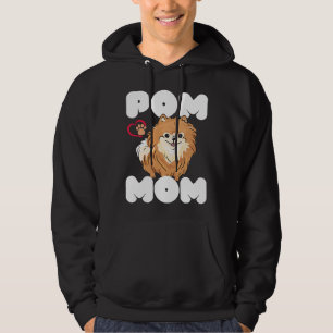 Moletom Mamãe Pomeraniana Cachorro Mãe Cachorro Pais