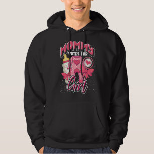 Moletom Mamãe Team Girl Baby Party Chá de fraldas Mãe Gêne