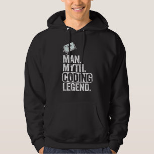 Moletom Man Myding Coding Legend Coder Geek Pai Computador