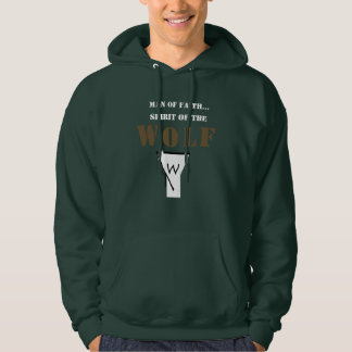 Moletom Man of Faith Spirit of Wolf Hoodie