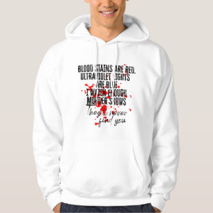 Moletom Manchas de Sangue Divertidas São Vermelhas Luzes U