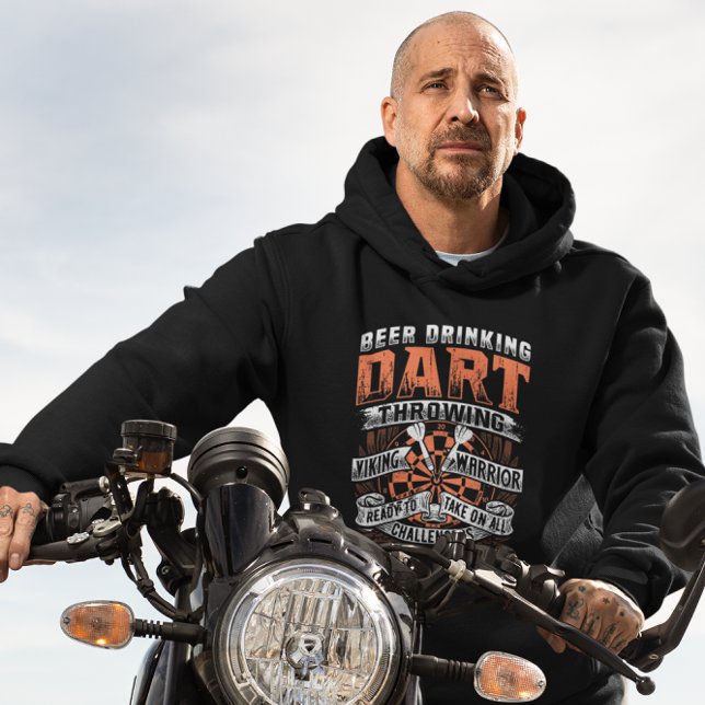 Moletom Mandado de exibição do Bebendo Beer Dart - Legenda (Criador carregado)