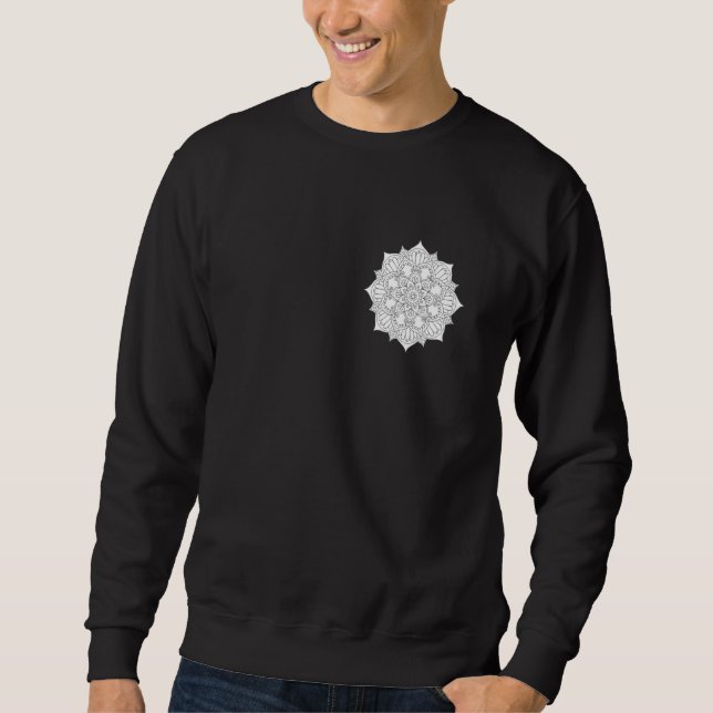 Moletom Mandala de Flores (Frente)