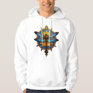 Moletom Mandala Libélula Luminosa Geometria Sagrada Espiri