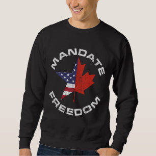 MOLETOM MANDATO LIBERDADE DOS EUA CANADÁ FLAG FREEDOM TRU