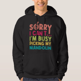 Moletom Mandolin Lover Pegando meu Mandol Músico Mandolin