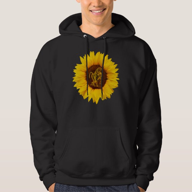 Moletom Mandrill Gift Para Mulheres Macaco Baboon Sunflow (Frente)