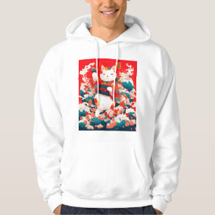 Moletom Maneki-Neko, Gato Sortudo Japonês