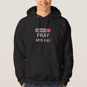 Moletom Manifestação de fé cristã Dando PRESENTE PRAY E PA