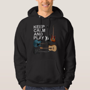 Moletom Mantenha a Calma E Toque Guitarras Elétricas Baixo