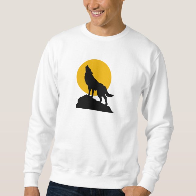 Moletom Mantenha lobos de Michigan protegidos (Frente)