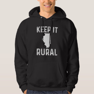 Moletom Mantenha-se Rural Illinois País Fazendeiro Agricul