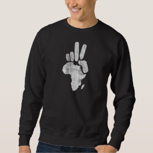Moletom mão da paz de darfur África