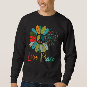 Moletom Mão da Paz Tie Dye Dedo Liberdade Flor Hippie C