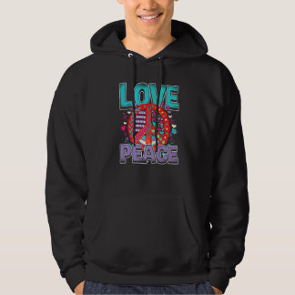 Moletom Mão de Paz Tie Dye Dedo Liberdade Flor Hippie C