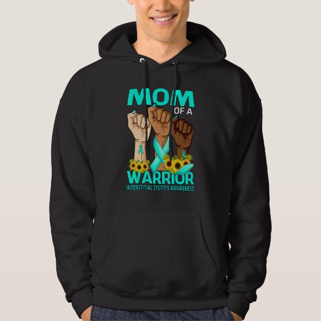 Moletom Mão Mãe De Um Guerreiro Cistite Intersticial Aware (Frente)