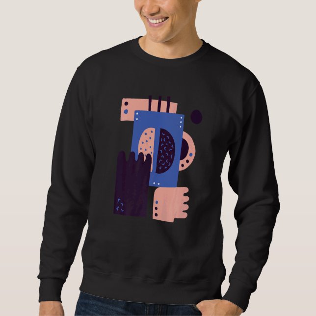 Moletom Mãos de Címbolos Surreais abstrato (Frente)