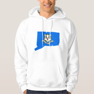 Moletom Mapa da bandeira de Connecticut