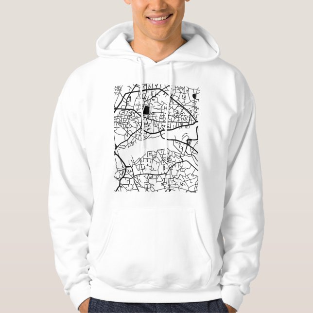 Moletom Mapa da Cidade de Kalyan Maharashtra (Frente)
