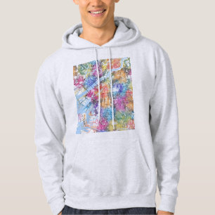 Moletom Mapa da Cidade de Osaka Japão