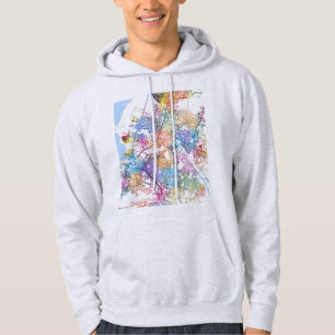 Moletom Mapa da Cidade de Porto Príncipe Haiti