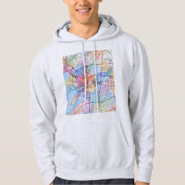 Moletom Mapa da Cidade de Suzhou China