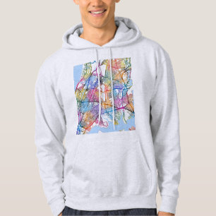 Moletom Mapa da Cidade do Bronx EUA