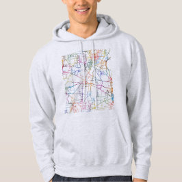 Moletom Mapa da Cidade Huaibei China
