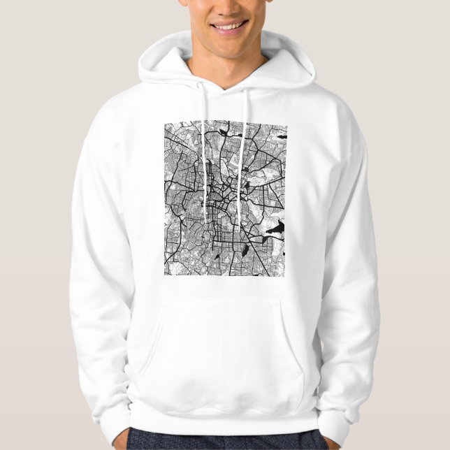 Moletom Mapa de Bengaluru Karnataka (Frente)