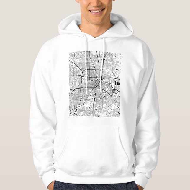 Moletom Mapa de Houston Texas (Frente)