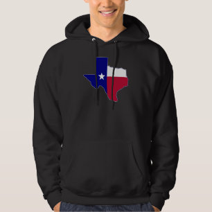 Moletom Mapa de Sinalizador do Texas