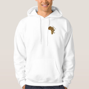Moletom Mapa do Pele-efeito do leopardo do Hoodie da séri