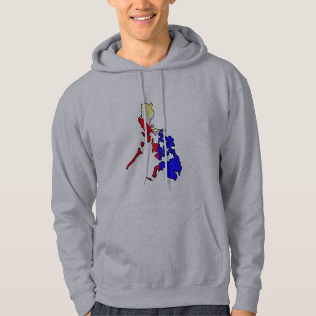Moletom Mapa filipino Hoody grande (Frente)