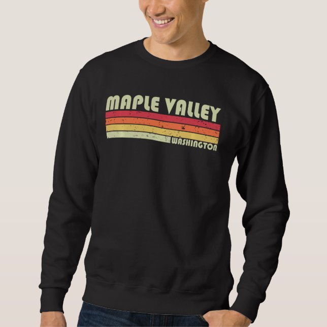 Moletom Maple Valley Wa Washington Cidade Divertida Casa R (Frente)
