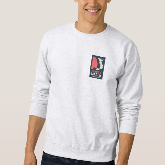 Moletom Marcha das Mulheres SF - Juntos Levantamos (Frente)