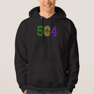 Moletom Mardi Gras 504 Nola New Orleans Louisiana LA 2023