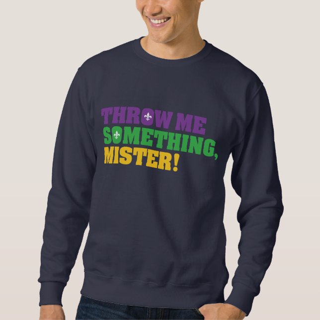 Moletom Mardi Gras Mens Sweatshirt (Frente)