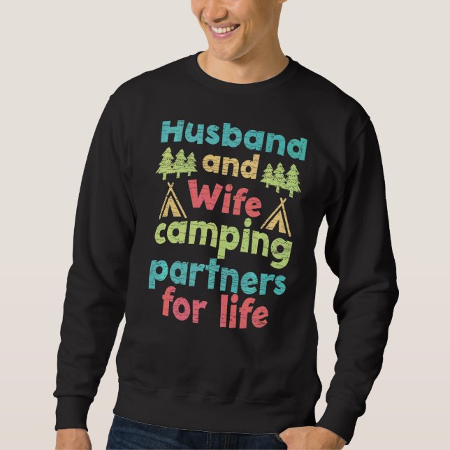 Moletom Marido E Parceiros De Campanha Para A Vida (Frente)