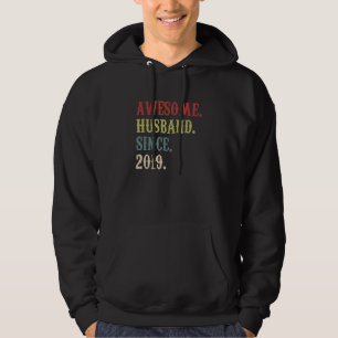 Moletom Marido Fantástico Desde 2019 Retro 3 Anivers De Ca
