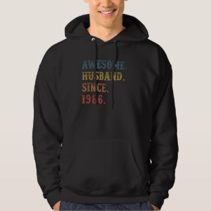 Moletom Marido Impressionante Retro Desde 1986 36 Anive Ca