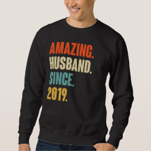 Moletom Marido Incrível Vintage Desde 2019 3 Anive De Casa