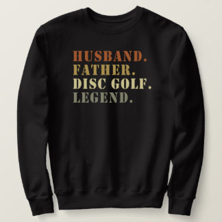 Moletom Marido Padre Disco Legenda de Golfe Frisbee Lover