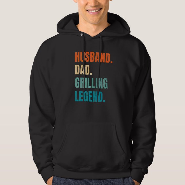 Moletom Marido Pai Grill Legend Griller B (Frente)
