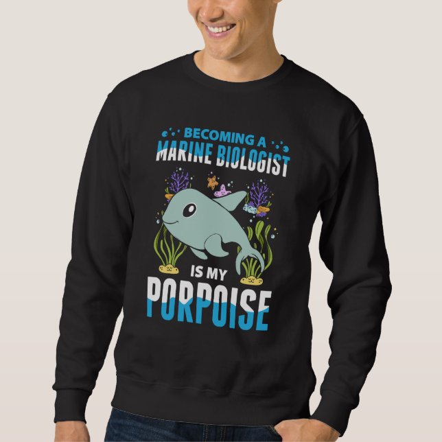 Moletom Marine Biology For Future Marine Biologist Ocean S (Frente)