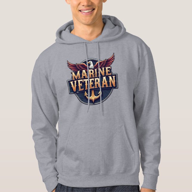Moletom Marine Corps Veteran (Frente)
